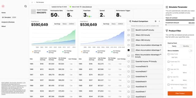 Annuity Simulator